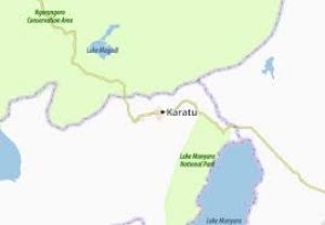 map of Karatu region in Tanzania